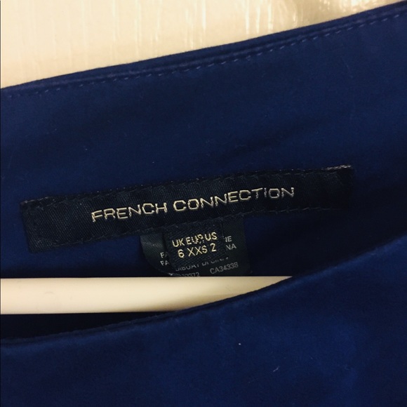 FRENCH CONNECTION monarch blue RICHIE dress 2 - Picture 6 of 8